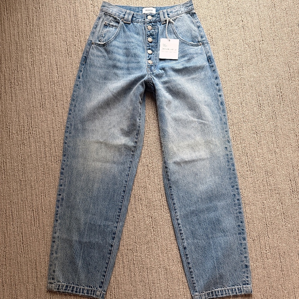 PISTOLA High-Rise Ezra Jeans in Skylark Sz 26 NWT $180!! - Picture 1 of 6